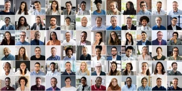 Diverse People Face Collage 840 x 420