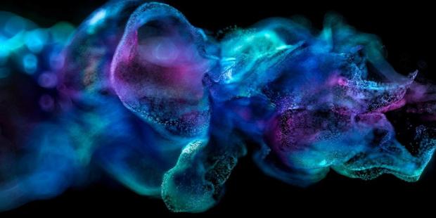 Blue purple smoke cloud splash 840x420