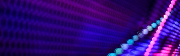 blue pink and purple led lights