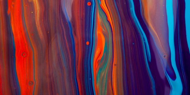 Abstract paint pattern