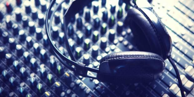 Headphones on sounddeck 