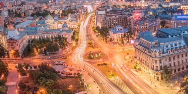 Panoramic view of Bucharest