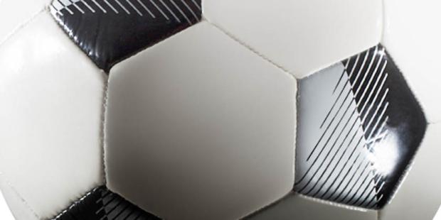 Close up of a football