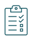Document clipboard icon 65x84