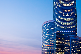 immeuble building rond nuit 330x220