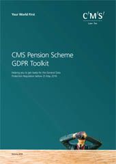 GDPR pension scheme toolkit brochure cover