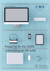 GDPR preparing for an HR audit brochure cover