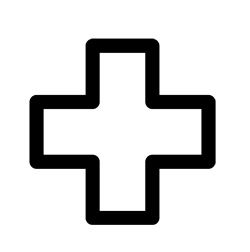  pictogram of a cross