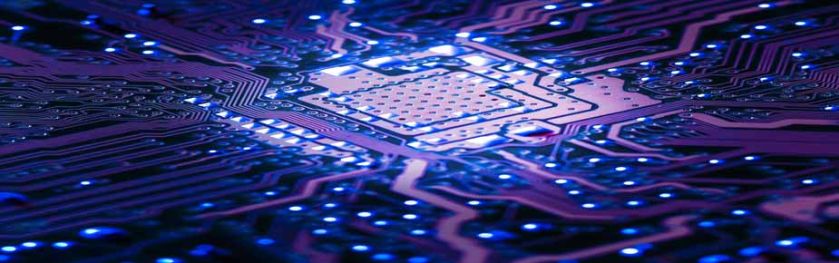 Innovative Technologies FinTech purple