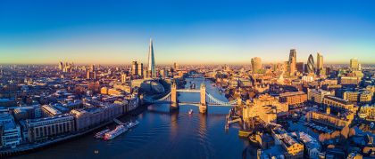 London view on Thames