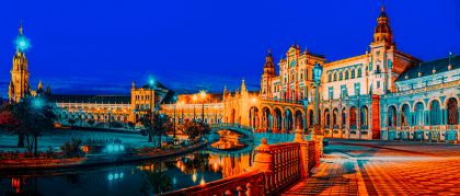 Spain Square is a square in the Maria Luisa Park, in Seville, Spain