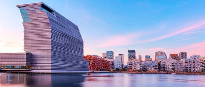 Modern buildings in Oslo, Norway