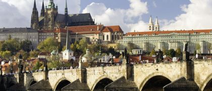 The Prague Castle With Charles Bridge