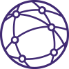 picto global network purple