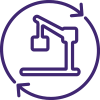 picto funds infrastructure purple