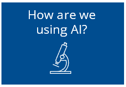 How are we using AI? icon