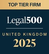 Top Tier Firm 2025 - Legal 500 LOGO