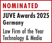 JUVE Awards 2025 - Nominated for Technology & Media