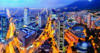 Panoramic of Bogota Colombia