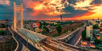 Basarab Overpass in Bucharest, Romania