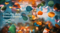 FCA Consumer Duty Annual Board reports 2025 - Webinar 2