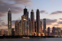 Dubai Marina skyline at dusk, Dubai, United Arab Emirates 2000x1334